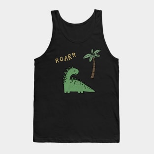 Dinosaur drawing Tank Top